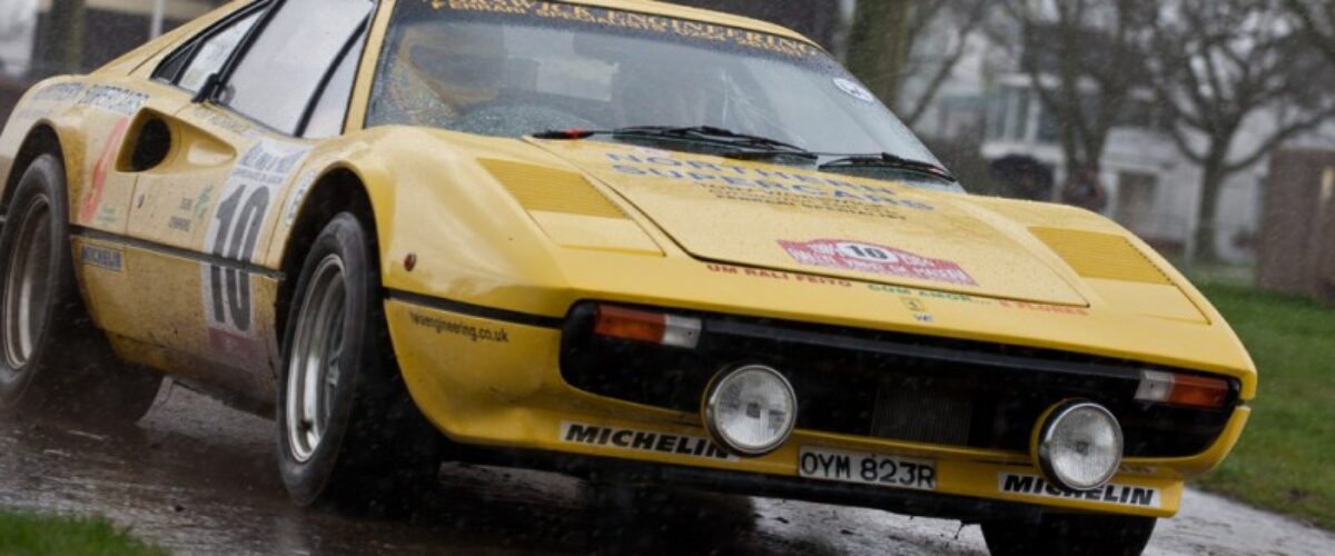 1986 Ferrari 308 GTB driven by Tony Worswick during Race Retro a