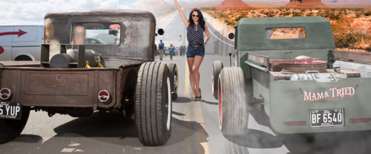 Hayley's Rat Rod Drag Race