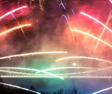 Clifton Suspension Bridge #fireworks150